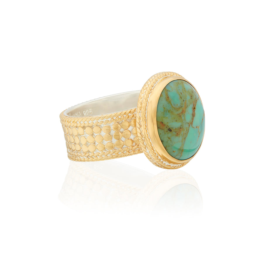 Large Turquoise Cocktail Ring