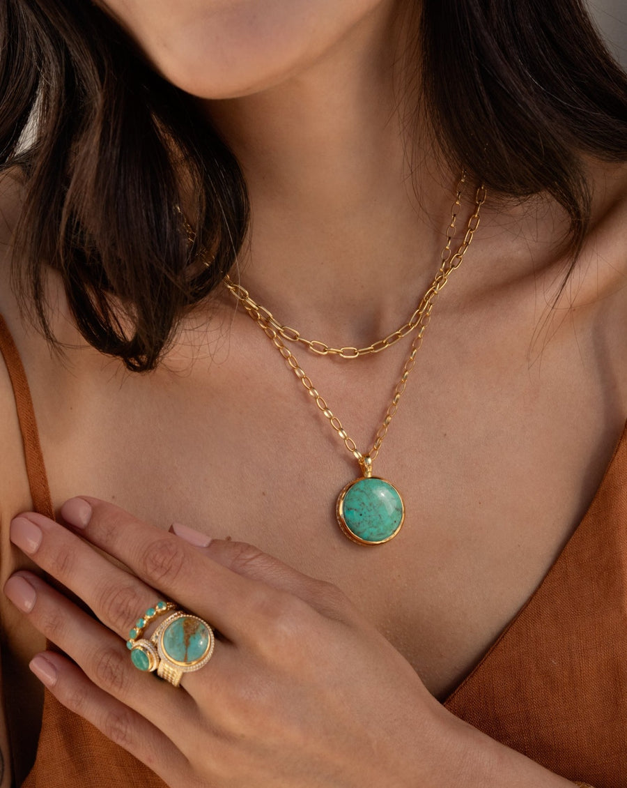 Large Turquoise Cocktail Ring