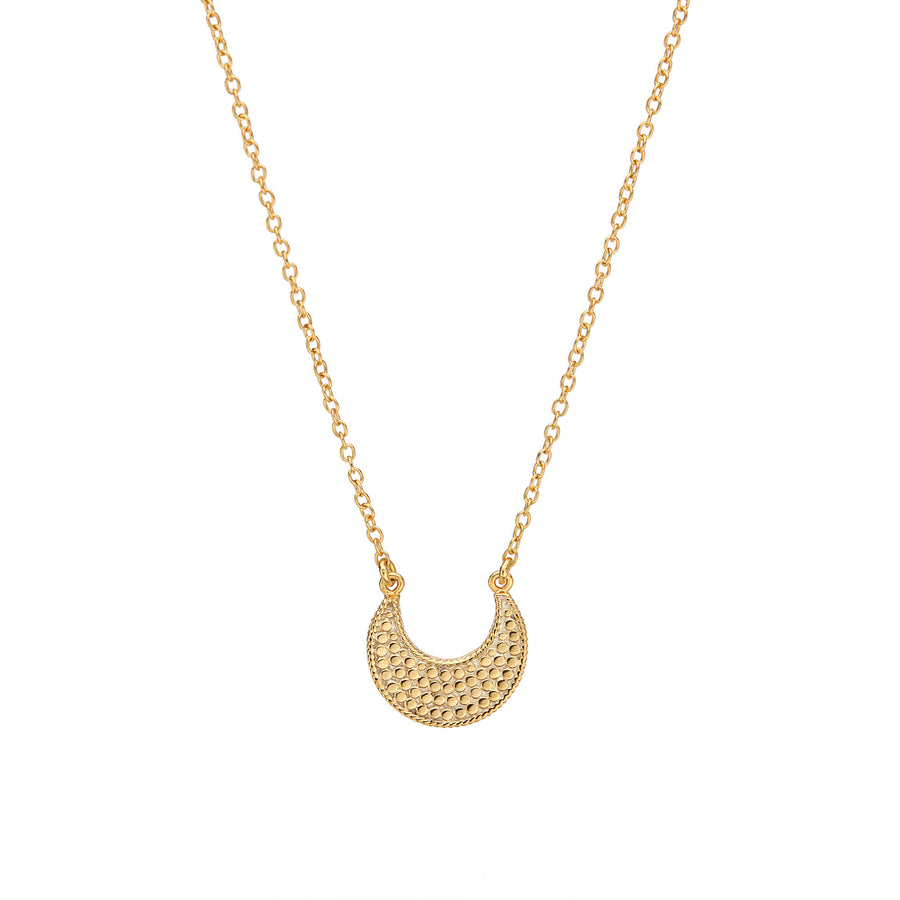 Classic Crescent Necklace - Gold