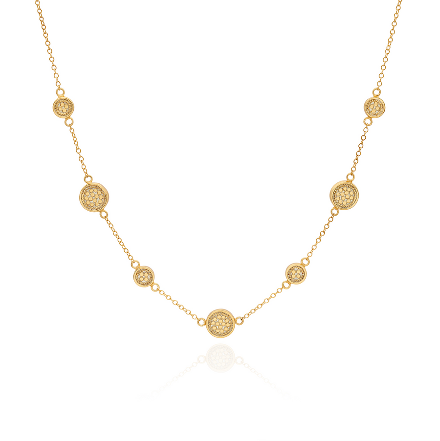 Classic Station Necklace - Gold