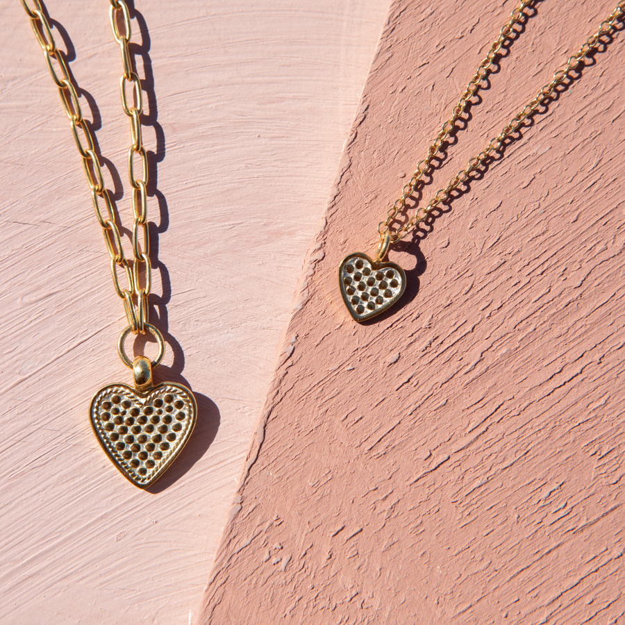 Small Heart Classic Necklace - Gold