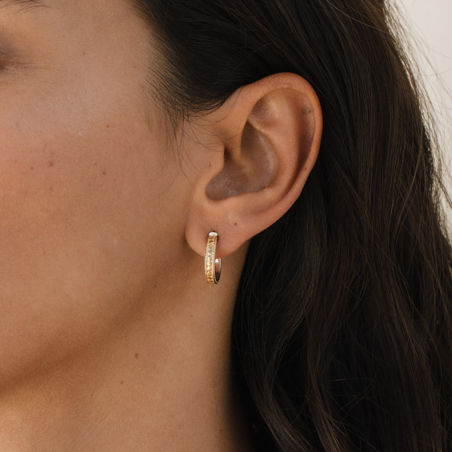 Unity Hoop Earrings - Gold