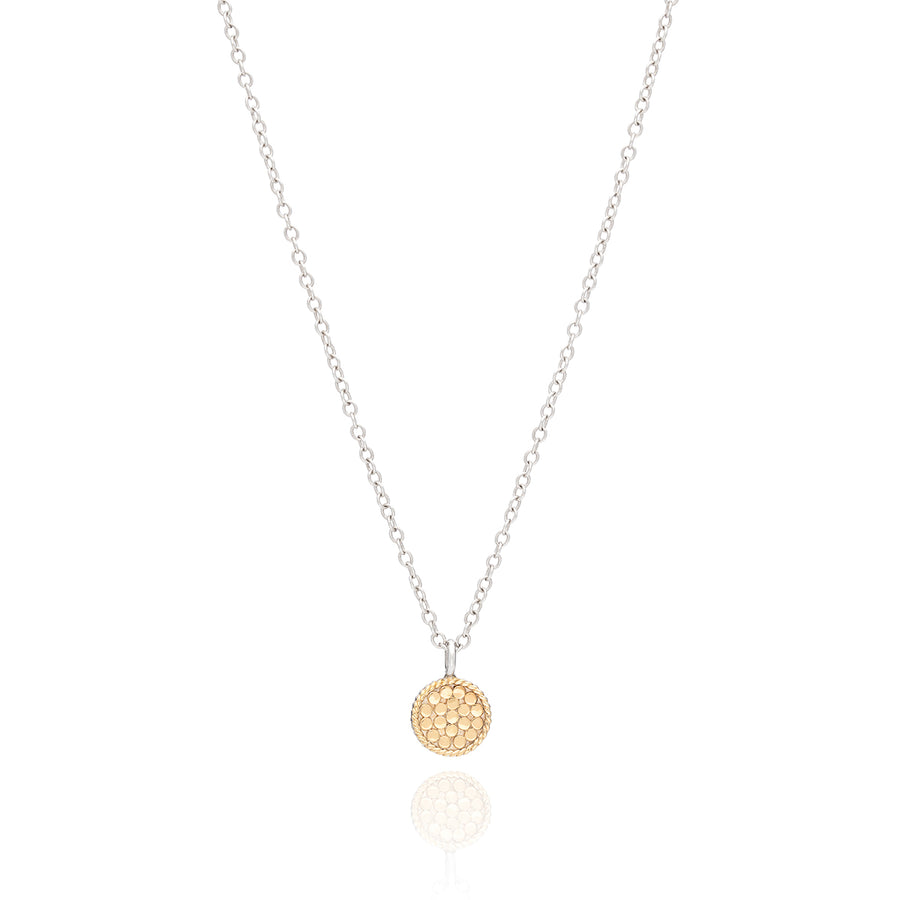 Classic Mini Circle Necklace - Reversible