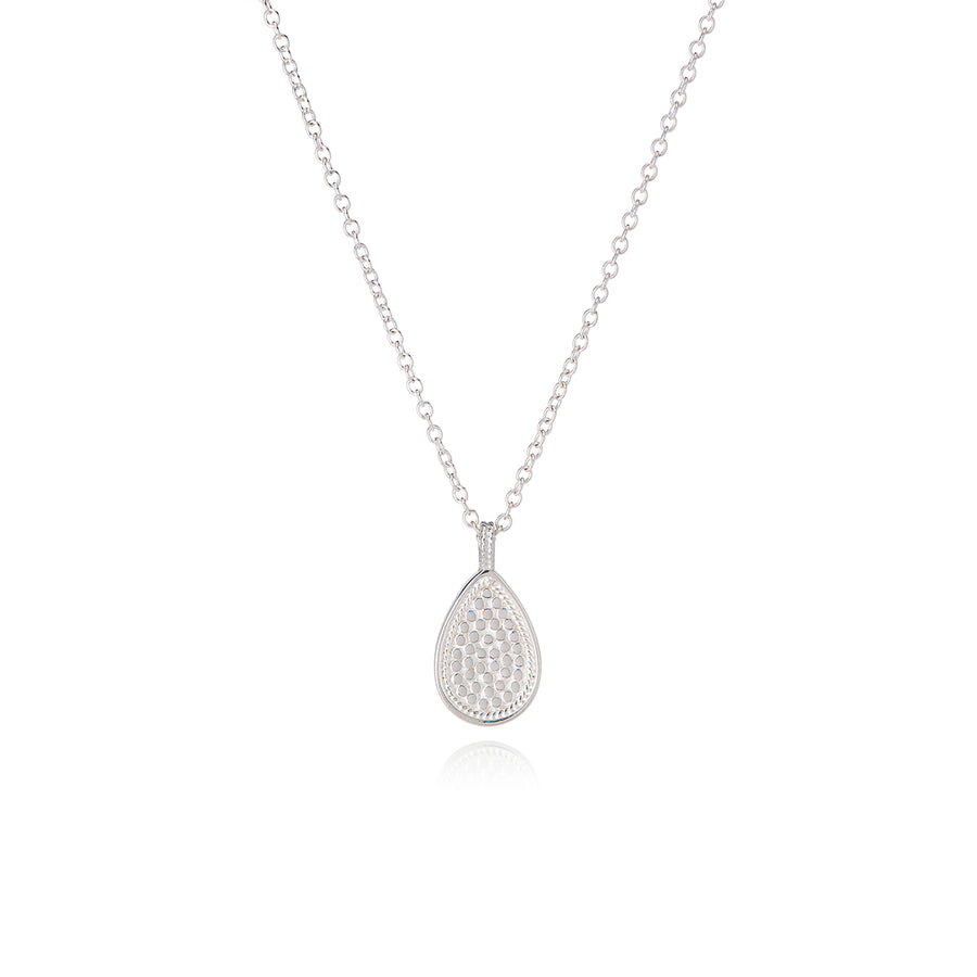 Classic Teardrop Pendant Necklace - Reversible