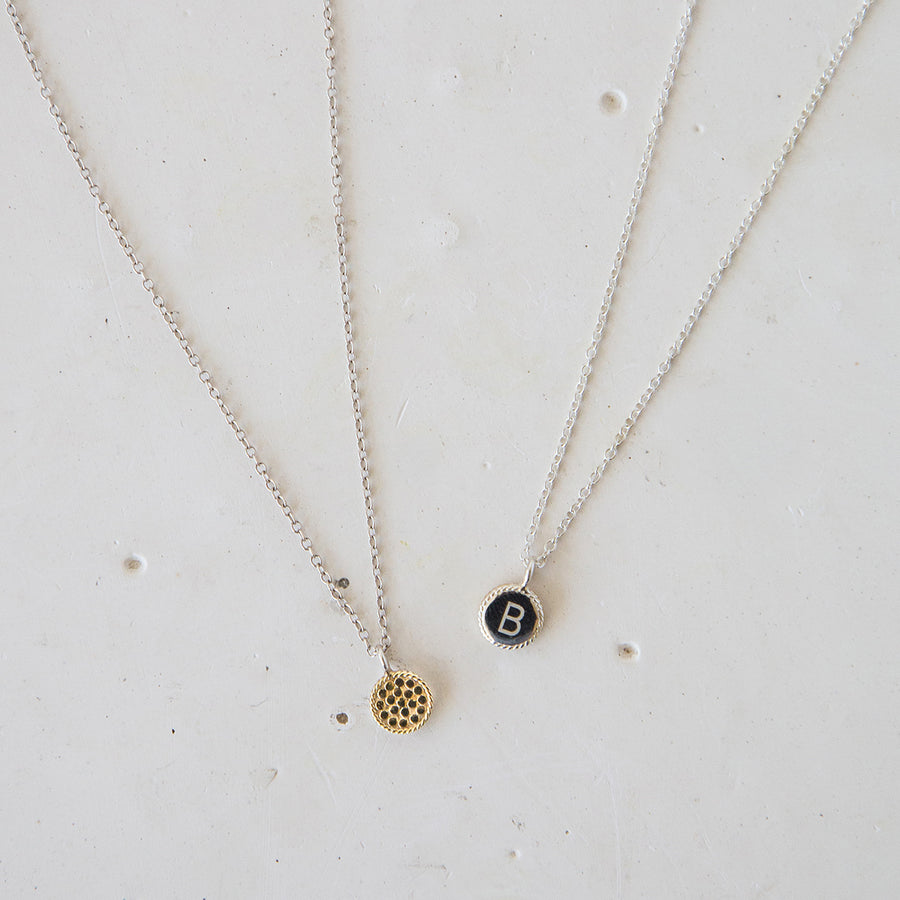 Engravable Mini Circle Necklace