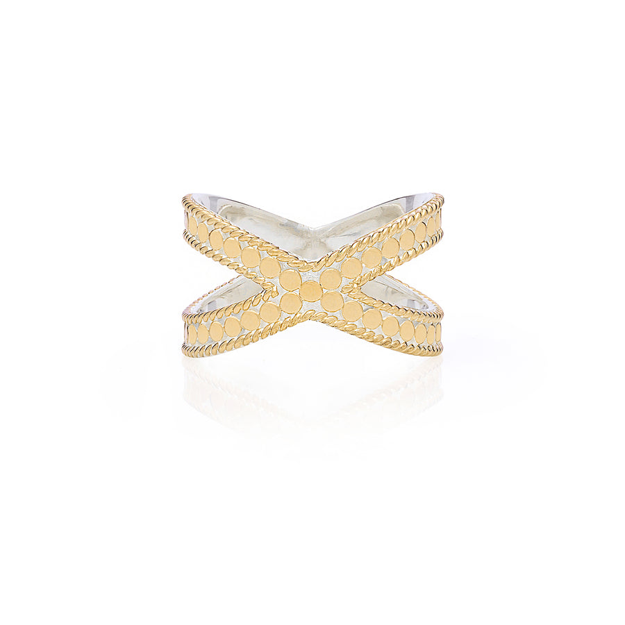 Classic Cross Ring - Gold