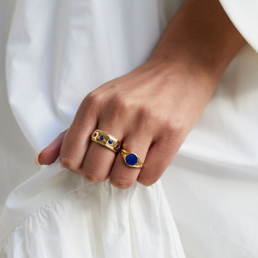 Lapis Signet Ring