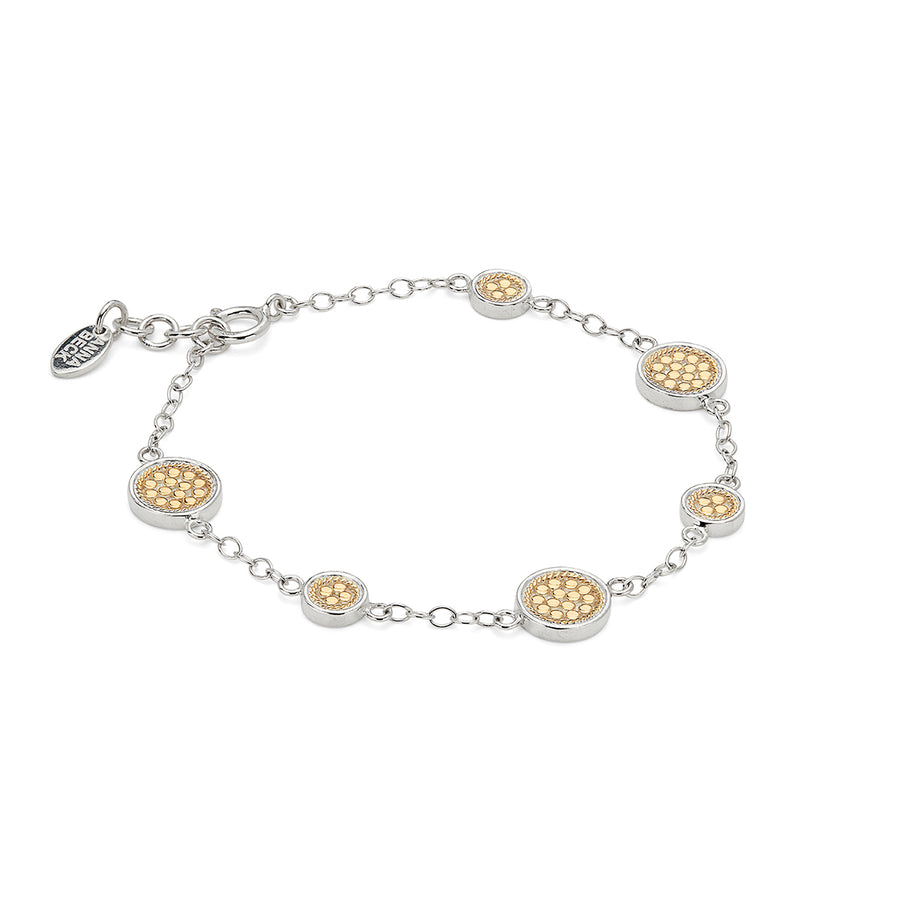 Classic Station Bracelet - Gold & Silver