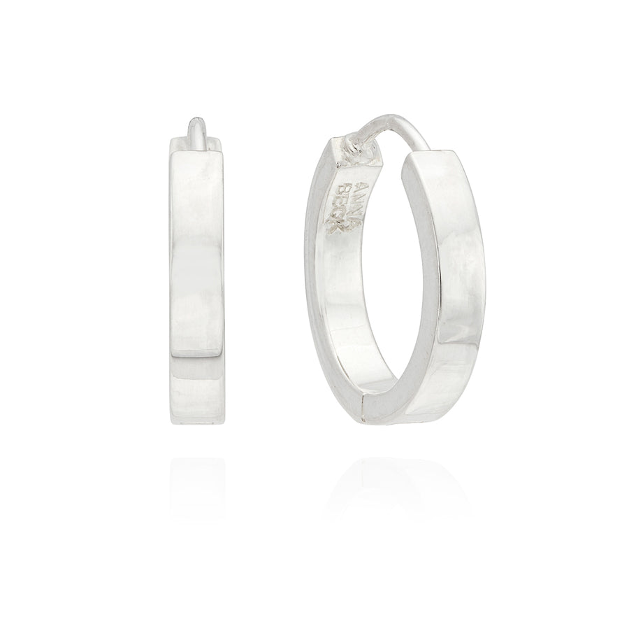 Classic Small Hinge Reversible Hoop Earrings