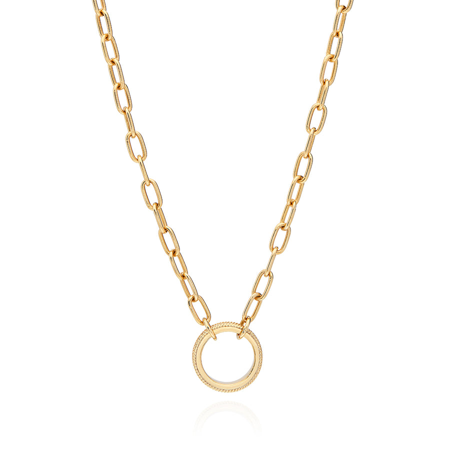 Open Chain Necklace - Gold