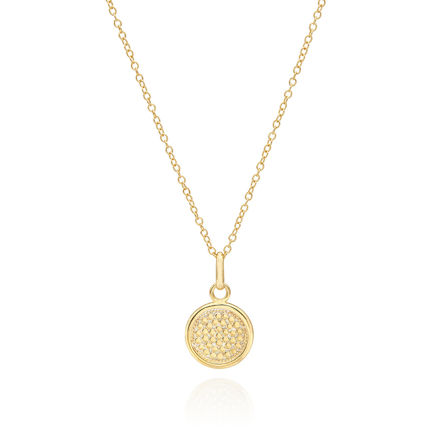 Classic Medium Circle Necklace - Gold