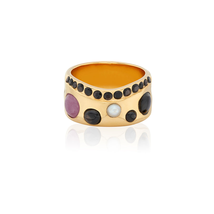 Multi-Stone Pavé Band Ring